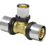 Pipetec Pressfitting Mehrschichtverbundrohr TH U T-Stück Mitte Reduziert 16 / 20 / 26 mm